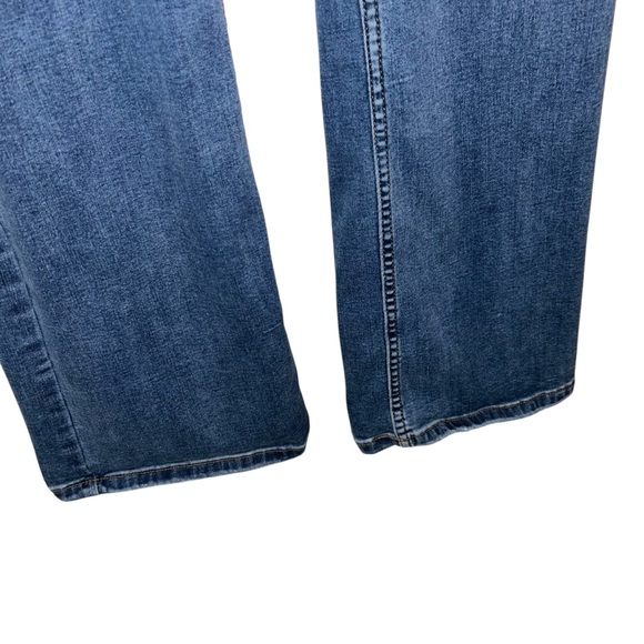 We The Free Blue Boot Cut Jeans exposed button fly size 28 - Picture 4 of 8